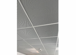 SUSPENDED CEILINGS PANELS TM25 - white, format 595x595mm