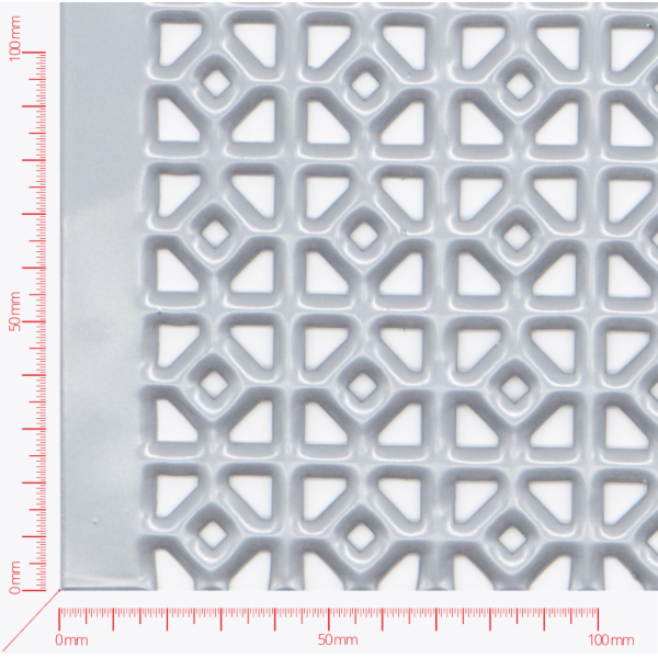 Perforated sheet SECESE, perforation design deepened, hole 28mm, pitch 56mm