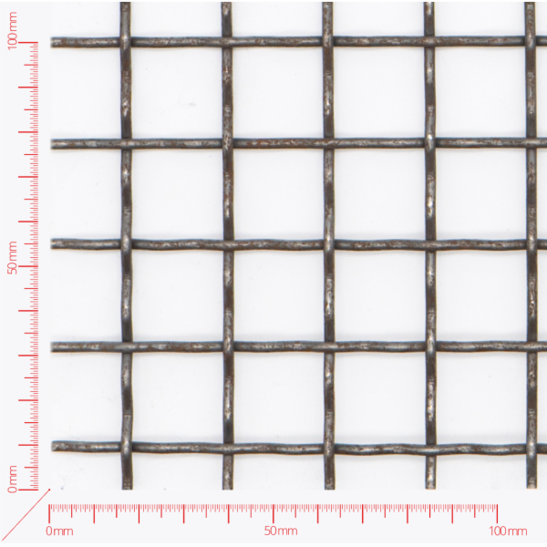 Crimped wire Mesh, Mesh 20x20mm, wire 2,5mm