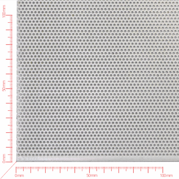 Perforated sheet, perforation round staggered, hole 1,5mm, pitch 2,5mm