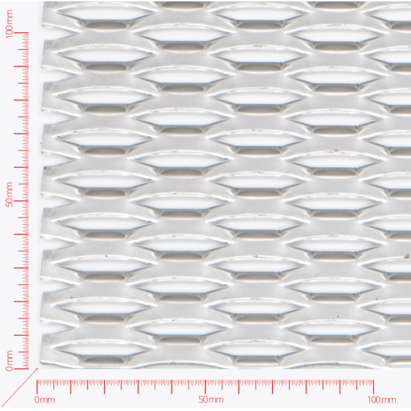POWER Expanded metal, Mesh hexagonal, length 47mm, width 13mm, strand width 5mm