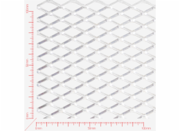 Expanded metal, Mesh diamond, length 22mm, width 12mm, strand width 2,5mm