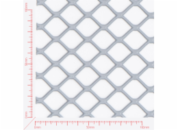 Expanded metal, Mesh square flattened, length 30mm, width 23mm, strand width 2,5mm