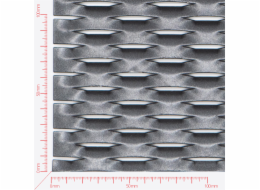 PRIVAT, Expanded metal, Mesh hexagonal, length 47mm, width 18mm, strand width 8mm